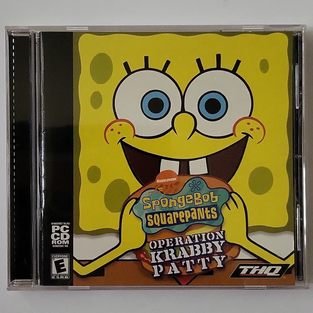 SpongeBob SquarePants Operation Crabby Patty THQ PC CD